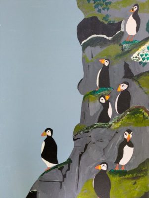 Farne Islands Puffin Community 
