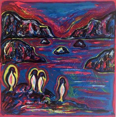 Penguins in Antarctica