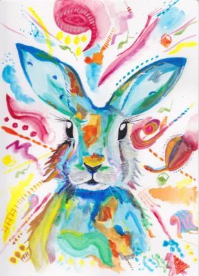 Rabbit Popart