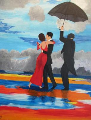 Nice Day For Dancing (after Vetriano)